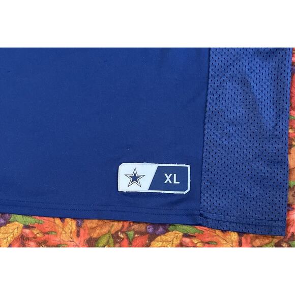 NFL AUTHENTIC DALLAS COWBOYS EZEKIEL ELLIOT #21 JERSEY ADULT XL BLUE WHITE - Picture 3 of 6